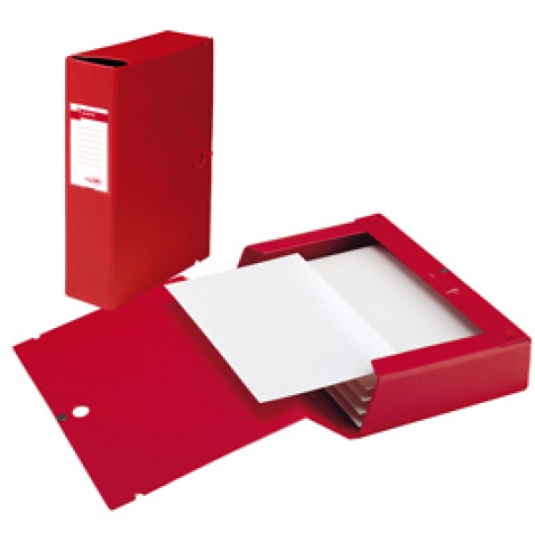 Scatola archivio Scatto - dorso 8 cm - 25 x 35 cm - rosso - Sei Rota Scatola archivio Scatto - dorso 8 cm - 25 x 35 cm - rosso - Sei Rota