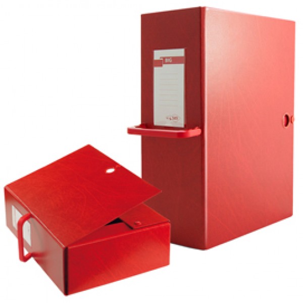 Scatola archivio Big 120 - con maniglia - dorso 12 cm - 25 x 35 cm - rosso - Sei Rota Scatola archivio Big 120 - con maniglia - dorso 12 cm - 25 x 35 cm - rosso - Sei Rota