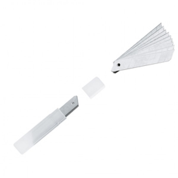 Lame di ricambio per cutter 17 mm - Lebez - tubetto da 10 lame Lame di ricambio per cutter 17 mm - Lebez - tubetto da 10 lame