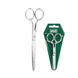 Forbici - lama in acciaio - punta tonda - impugnatura simmetrica - 15 cm - acciaio - Lebez