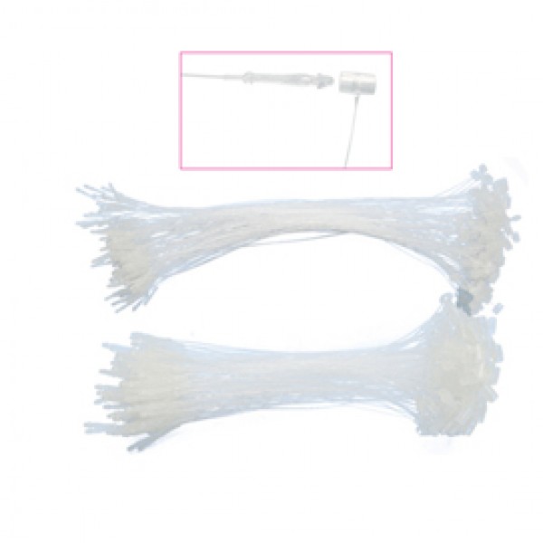 Fili manuali di sicurezza - 225 mm - trasparente - Lebez - conf. 1000 pezzi Fili manuali di sicurezza - 225 mm - trasparente - Lebez - conf. 1000 pezzi