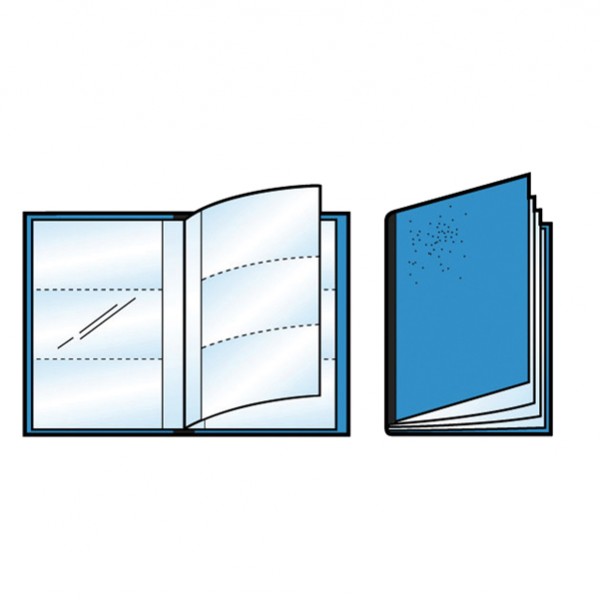 Porta scontrini e banconote Asso PS - 21 x 29.7 cm - blu - Sei Rota Porta scontrini e banconote Asso PS - 21 x 29.7 cm - blu - Sei Rota