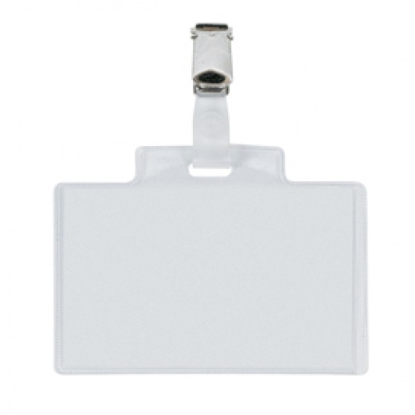 Portanome Pass 3 E - clip in metallo - 9,5 x 6 cm - Sei Rota - conf. 100 pezzi Portanome Pass 3 E - clip in metallo - 9,5 x 6 cm - Sei Rota - conf. 100 pezzi