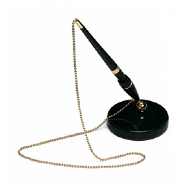 Stiloforo con base marmo - nero - Lebez Stiloforo con base marmo - nero - Lebez