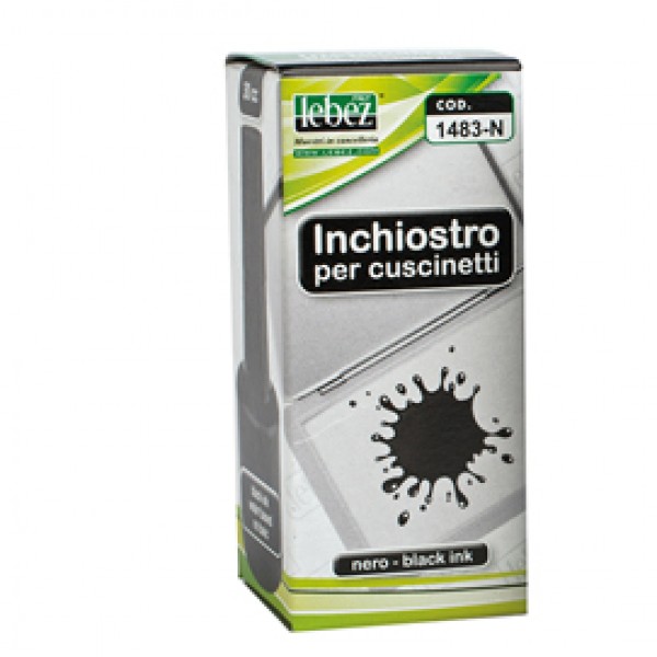 Inchiostro per cuscinetti - 30 ml - senza olio - nero - Lebez Inchiostro per cuscinetti - 30 ml - senza olio - nero - Lebez