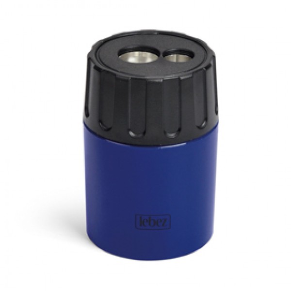 Temperamatite - 2 fori - con contenitore - Lebez Temperamatite - 2 fori - con contenitore - Lebez