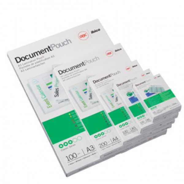 Pouches - carta credito - 54 x 86 mm - 2 x 125 micron - GBC - conf. 100 pezzi Pouches - carta credito - 54 x 86 mm - 2 x 125 micron - GBC - conf. 100 pezzi