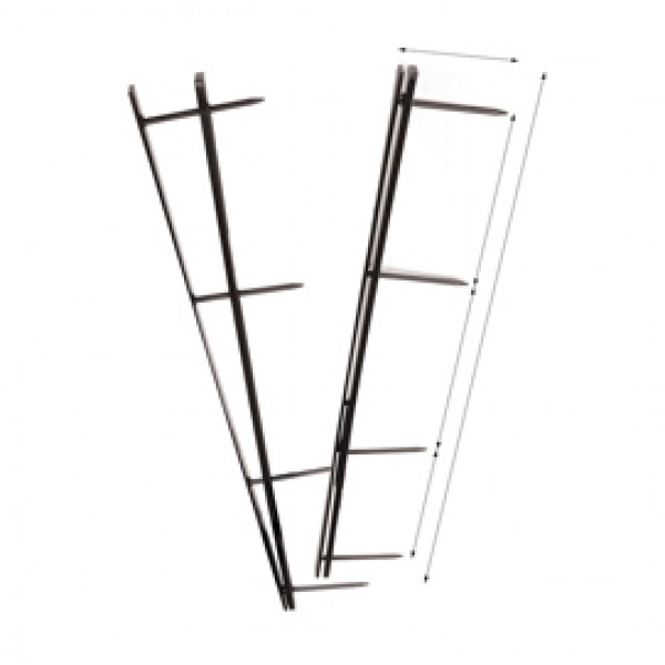 Pettini Velobind - 4 denti - 45 mm - rosso - GBC - conf. 25 pezzi Pettini Velobind - 4 denti - 45 mm - rosso - GBC - conf. 25 pezzi