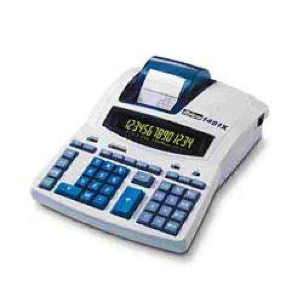 Calcolatrice da tavolo 1491x - 14 cifre - con display e stampa - Ibico