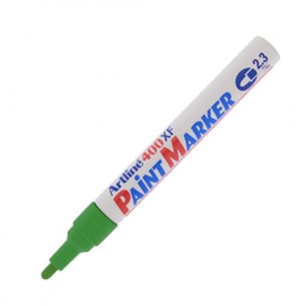 Marcatore permanente a vernice A 400 - punta tonda - 2,3 mm - verde - Artline Marcatore permanente a vernice A 400 - punta tonda - 2,3 mm - verde - Artline