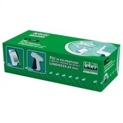 Fili per sparafili Lebez 5260 - PPL - 65 mm - trasparente - Lebez - conf. 5000 pezzi