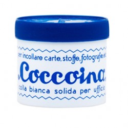 Colla in pasta - barattolo in plastica - pasta adesiva - 125 gr - bianco - Coccoina