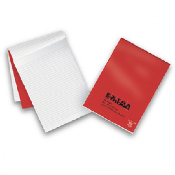 Blocco Extra Strong - 1 rigo - 210 x 297 mm - 60 gr - 50 fogli - Pigna Blocco Extra Strong - 1 rigo - 210 x 297 mm - 60 gr - 50 fogli - Pigna