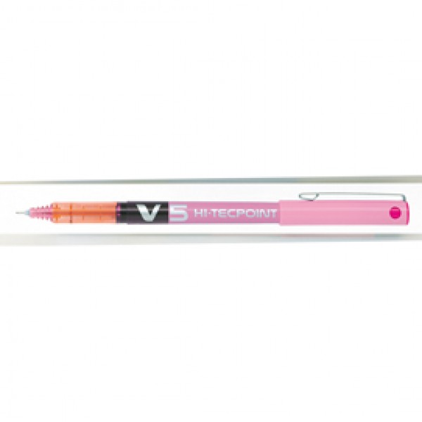 Roller Hi Tecpoint V5 - punta 0,5 mm - rosa - Pilot Roller Hi Tecpoint V5 - punta 0,5 mm - rosa - Pilot