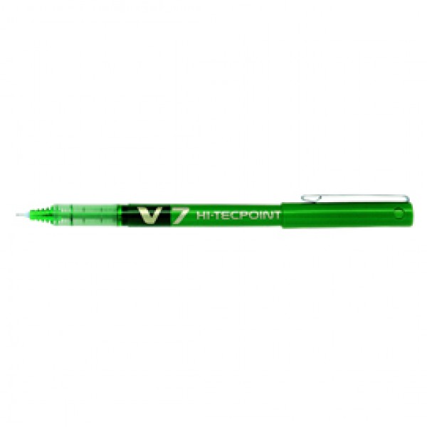 Roller Hi Tecpoint V7 - punta 0,7 mm - verde - Pilot Roller Hi Tecpoint V7 - punta 0,7 mm - verde - Pilot