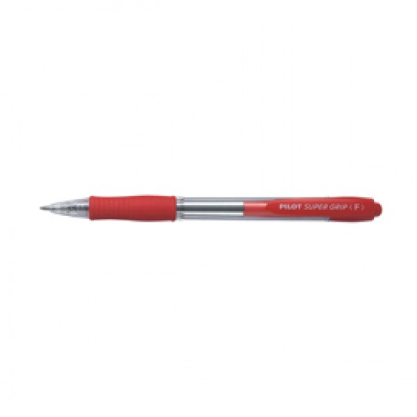 Penna sfera a scatto Super Grip - punta fine 0,7 mm - rosso - Pilot Penna sfera a scatto Super Grip - punta fine 0,7 mm - rosso - Pilot