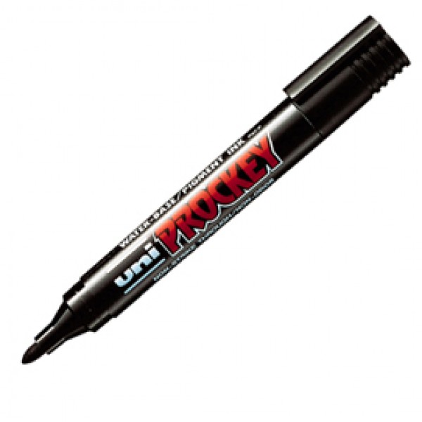 Marcatore Uni Prockey M122 - punta conica 1,20mm-1,80mm - nero - Uni Mitsubishi Marcatore Uni Prockey M122 - punta conica 1,20mm-1,80mm - nero - Uni Mitsubishi