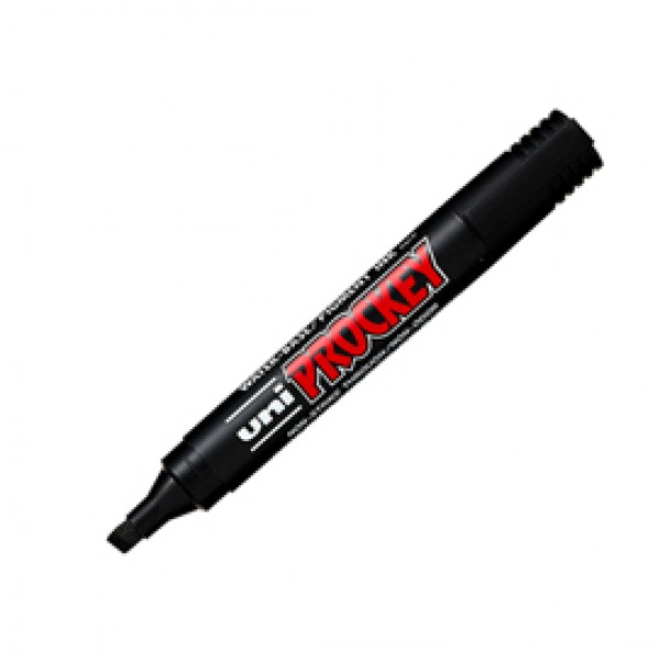 Marcatore Uni Prockey M126 - punta a scalpello 1,00-5,70mm - nero - Uni Mitsubishi