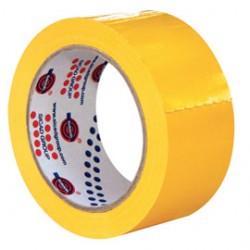 Nastro adesivo 350 - 5 cm x 66 m - PVC - giallo - Eurocel