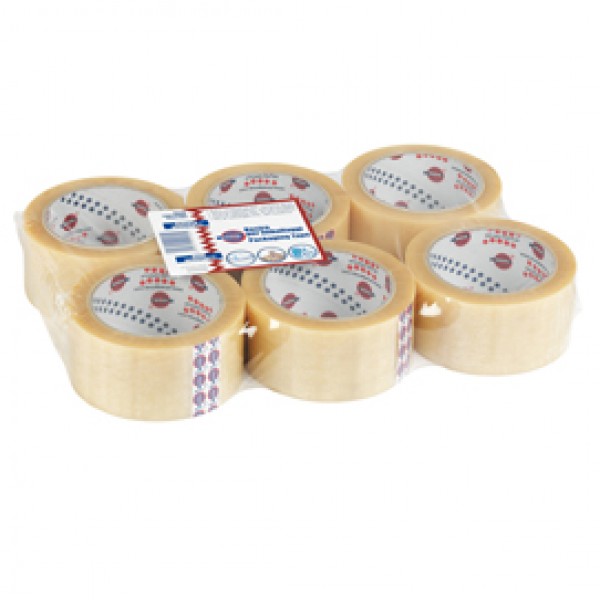 Nastro adesivo 330 - 5 cm x 66 m - PVC - trasparente - Eurocel Nastro adesivo 330 - 5 cm x 66 m - PVC - trasparente - Eurocel