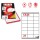 Etichetta adesiva C523 - permanente - 70x41 mm - 21 etichette per foglio - bianco - Markin - scatola 100 fogli A4