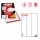 Etichetta adesiva C514 - permanente - 70x297 mm - 3 etichette per foglio - bianco - Markin - scatola 100 fogli A4
