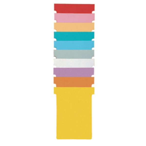 Schede a T indice 1 bianche per Professional Planner - Nobo - conf. 100 pezzi Schede a T indice 1 bianche per Professional Planner - Nobo - conf. 100 pezzi
