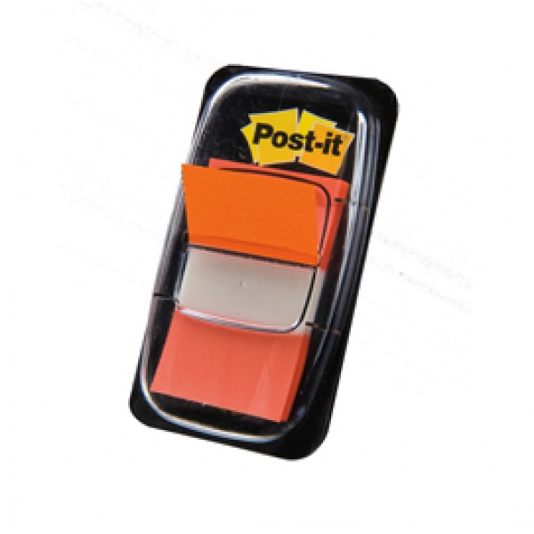Segnapagina Post it® Index Medium - 680-4 - 25,4 x 43,2 mm - arancio - Post it® - conf. 50 pezzi