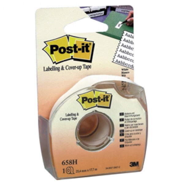 Correttore a nastro Post it® Cover Up - 658H - 25 mm x 17,7 mt - Post it®