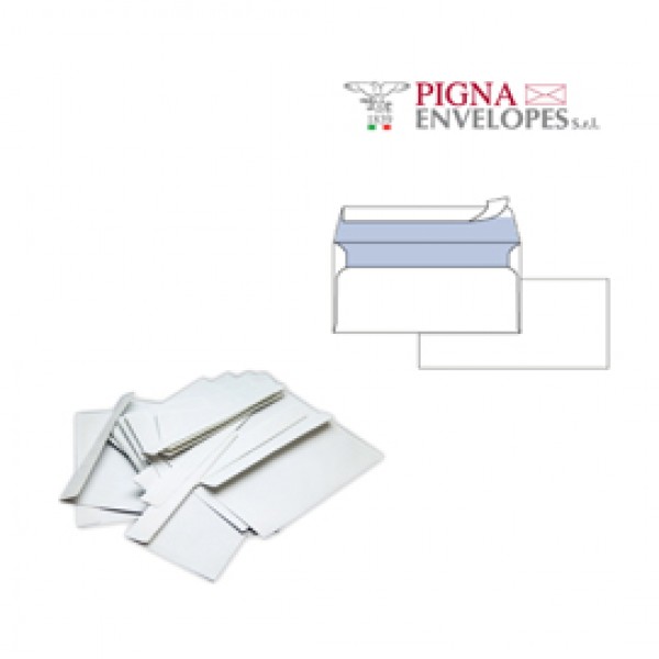 Busta SILVER90 STRIP FSC - bianca - internografata - senza finestra - 110 x 230 mm - 90 gr - Pigna Envelopes - conf. 25 pezzi Busta SILVER90 STRIP FSC - bianca - internografata - senza finestra - 110 x 230 mm - 90 gr - Pigna Envelopes - conf. 25 pezzi