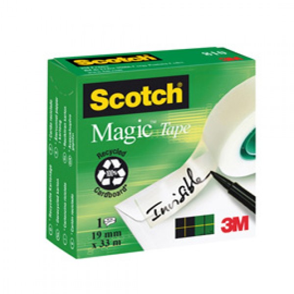 Nastro adesivo Magic™ 810 - permanente - 19 mm x 33 mt - trasparente - Scotch® Nastro adesivo Magic™ 810 - permanente - 19 mm x 33 mt - trasparente - Scotch®