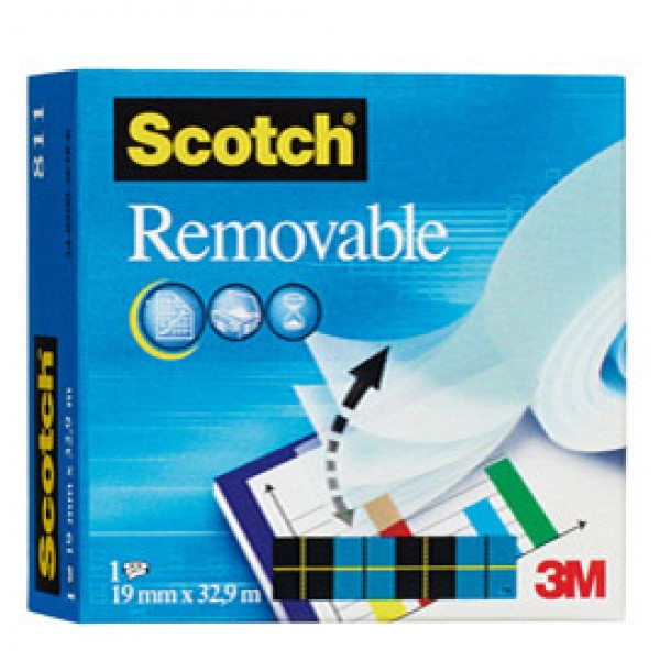 Nastro adesivo Scotch® Magic™ 811 - removibile - invisibile - 19 mm x 33 mt - trasparente - Scotch® Nastro adesivo Scotch® Magic™ 811 - removibile - invisibile - 19 mm x 33 mt - trasparente - Scotch®
