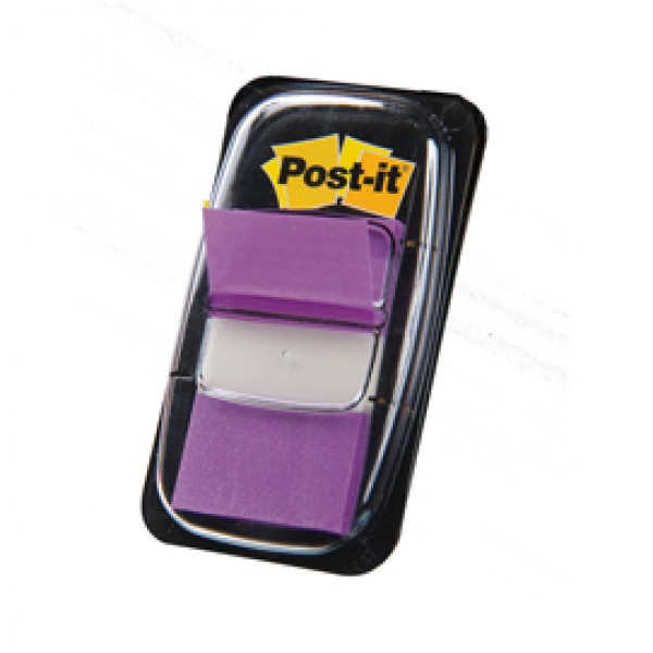 Segnapagina Post it® Index Medium - 680-8 - 25,4 x 43,2 mm - porpora - Post it® - conf. 50 pezzi