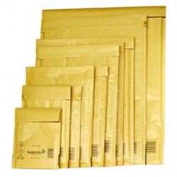 Busta imbottita Mail Lite® Gold - formato F (22x33 cm) - avana - Sealed Air® - conf. 10 pezzi