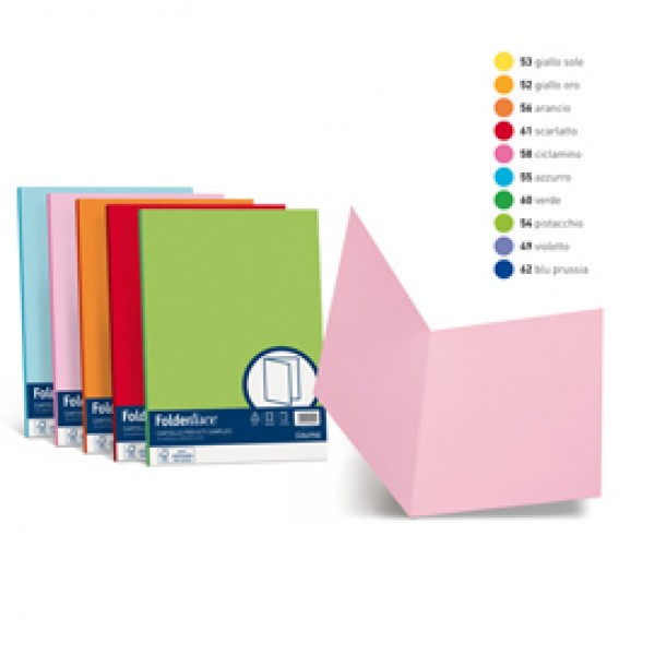 Cartelline semplici Luce - 200 gr - 25x34 cm - arancio - Favini - conf. 50 pezzi Cartelline semplici Luce - 200 gr - 25x34 cm - arancio - Favini - conf. 50 pezzi