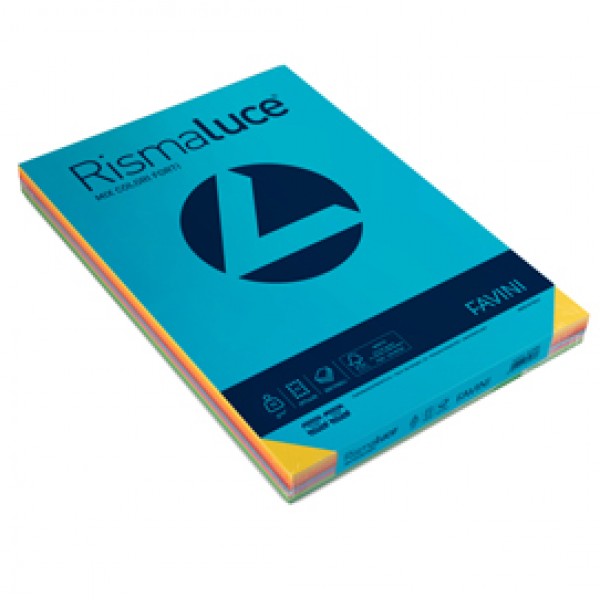 Carta Rismaluce - A3 - 90 gr - mix 8 colori - Favini - conf. 300 fogli Carta Rismaluce - A3 - 90 gr - mix 8 colori - Favini - conf. 300 fogli