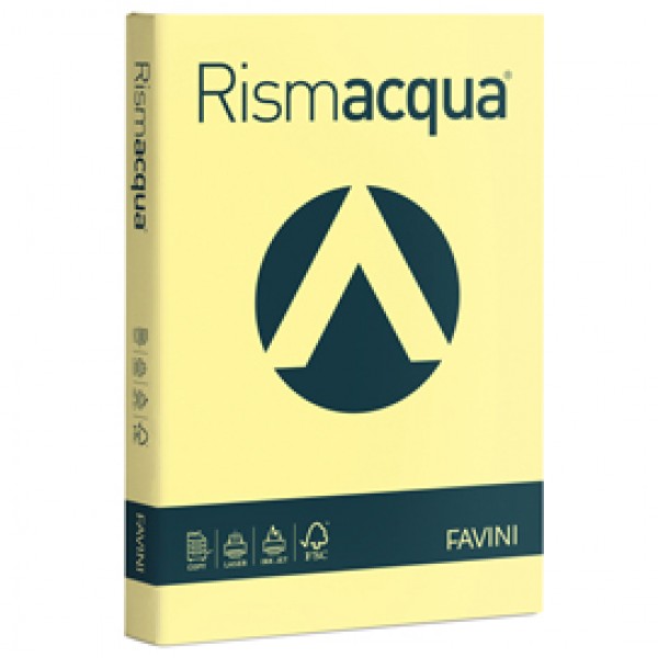 Carta Rismacqua - A4 - 140 gr - giallo chiaro 07 - Favini - conf. 200 fogli