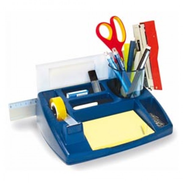 Portacancelleria Oliver - 25x21x10 cm - blu - Arda Portacancelleria Oliver - 25x21x10 cm - blu - Arda