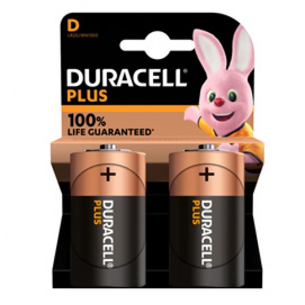 Pila Torcia D Plus100 - MN1300 - Duracell - blister 2 pezzi Pila Torcia D Plus100 - MN1300 - Duracell - blister 2 pezzi