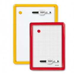 Lavagna magnetica Lmv - bianca - 35x50 cm - cornice in colori assortiti - Arda