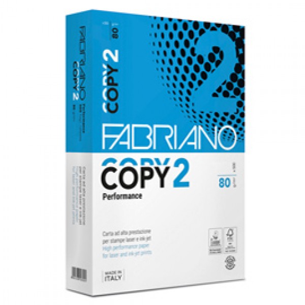 Carta Copy 2 - B4 - 257 x 364 mm - 80 gr - bianco - Fabriano - conf. 500 fogli Carta Copy 2 - B4 - 257 x 364 mm - 80 gr - bianco - Fabriano - conf. 500 fogli