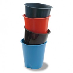 Cestino gettacarte E020 Modula - altezza 32,5 cm - diametro 31 cm - 16,5 lt - azzurro - Fellowes