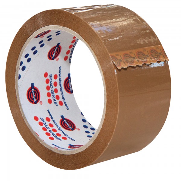 Nastro adesivo 330 - 7,5 cm x 66 m - PVC - avana - Eurocel Nastro adesivo 330 - 7,5 cm x 66 m - PVC - avana - Eurocel