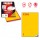 Etichetta adesiva C503 - permanente - 210x297 mm - 1 etichetta per foglio - giallo - Markin - scatola 100 fogli A4