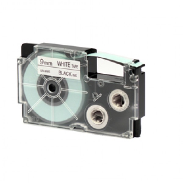 Nastro - 9 mm x 8 mt - nero/ bianco - Casio Nastro - 9 mm x 8 mt - nero/ bianco - Casio