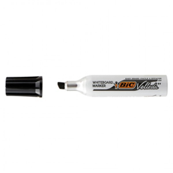 Pennarello Whiteboard Marker Velleda 1781 - punta a scalpello da 3,2 a 5,5mm - nero - Bic Pennarello Whiteboard Marker Velleda 1781 - punta a scalpello da 3,2 a 5,5mm - nero - Bic