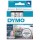 Nastro D1 537100 - 24 mm x 7 mt - nero/trasparente - Dymo