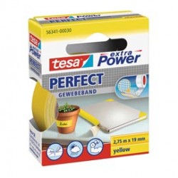Nastro adesivo telato XP Perfect - 19 mm x 2,7 m - giallo - Tesa®