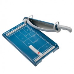 Taglierina a leva 561 -  con paramano rotante - capacità di taglio 35 fg - 360 mm (A4) - 380x260 mm - blu - Dahle
