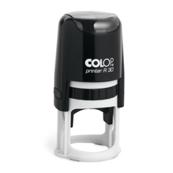 Timbro Printer R30 - diametro 30 mm - personalizzabile - 5 righe - autoinchiostrante - Colop Timbro Printer R30 - diametro 30 mm - personalizzabile - 5 righe - autoinchiostrante - Colop